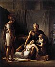 Francois-joseph Kinsoen Canvas Paintings - The Death of Belisarius' Wife